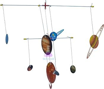 Hanging solar system demonstration model